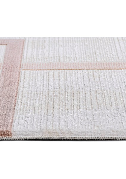 Maliyah Geometrik Krem Akrilik Dikdörtgen Modern Desenli Akrilik Hav Vermeyen Leke Tutmayan Kolay Temizlenen Yumuşak Makine Salon Yolluk Mutfak Halı modelleri