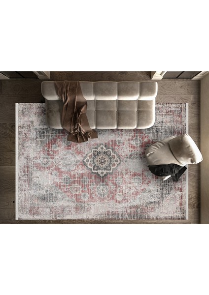 Eskitme Gri Pamuk Dikdörtgen Modern Desenli Pamuk Makinada Yıkanabilir Hav Toz Vermez Leke Tutmayan Kaymaz Taban Dijital Makine Baskı Salon Yolluk Mutfak Halı fiyatları