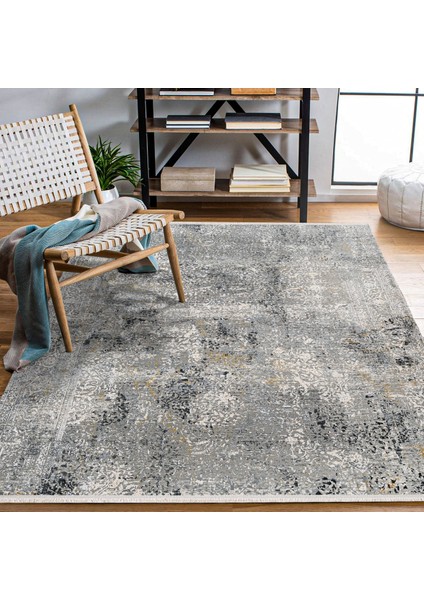 Eskitme Gri Pamuk Dikdörtgen Modern Desenli Pamuk Makinada Yıkanabilir Hav Toz Vermez Leke Tutmayan Kaymaz Taban Dijital Makine Baskı Salon Yolluk Mutfak Halı fırsatları