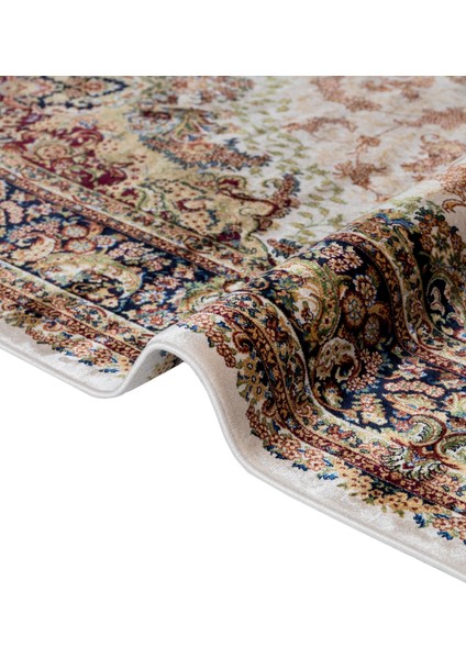 Klasik Krem Viskon Dikdörtgen Modern Desenli Akrilik Hav Vermeyen Leke Tutmayan Kolay Temizlenen Yumuşak Makine Salon Yolluk Mutfak Halı modelleri