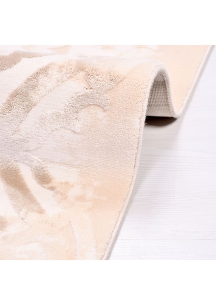 Anya Geometrik Krem Bambu Dikdörtgen Modern Desenli Akrilik Hav Vermeyen Leke Tutmayan Kolay Temizlenen Yumuşak Makine Salon Yolluk Mutfak Halı fiyatları