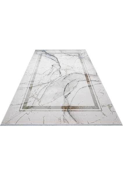 Abdominal Mermer Gri Pamuk Dikdörtgen Modern Desenli Akrilik Hav Vermeyen Leke Tutmayan Kolay Temizlenen Yumuşak Makine Salon Yolluk Mutfak Halı fiyatları