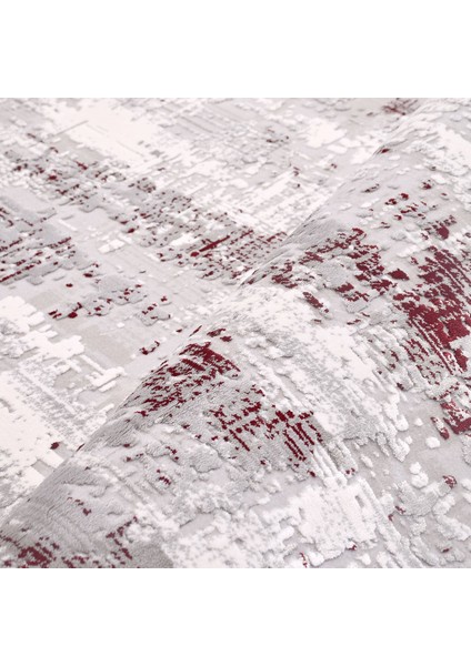 Keira Modern Gri Akrilik Kare Modern Desenli Akrilik Hav Vermeyen Leke Tutmayan Kolay Temizlenen Yumuşak Makine Salon Yolluk Mutfak Halı modelleri