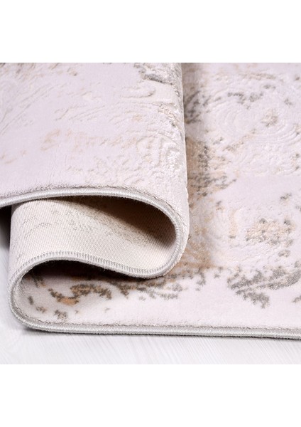 Elianna Modern Krem Pamuk Dikdörtgen Modern Desenli Akrilik Hav Vermeyen Leke Tutmayan Kolay Temizlenen Yumuşak Makine Salon Yolluk Mutfak Halı fiyatları