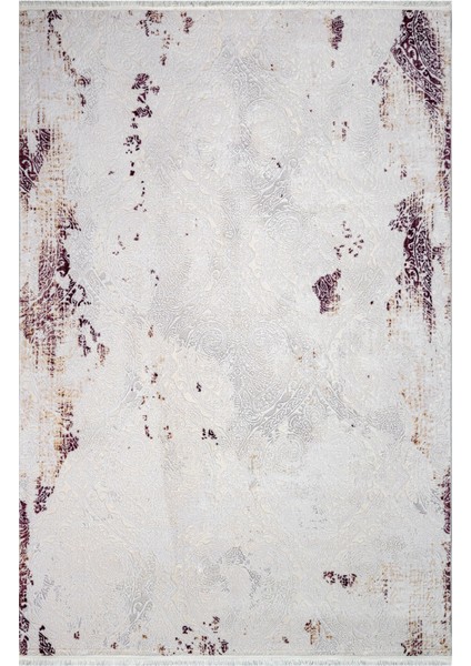 Madeleine Modern Krem Pamuk Dikdörtgen Modern Desenli Akrilik Hav Vermeyen Leke Tutmayan Kolay Temizlenen Yumuşak Makine Salon Yolluk Mutfak Halı