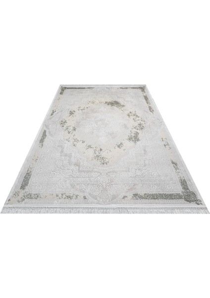 Alessandra Göbekli Beyaz Pamuk Dikdörtgen Modern Desenli Akrilik Hav Vermeyen Leke Tutmayan Kolay Temizlenen Yumuşak Makine Salon Yolluk Mutfak Halı modelleri