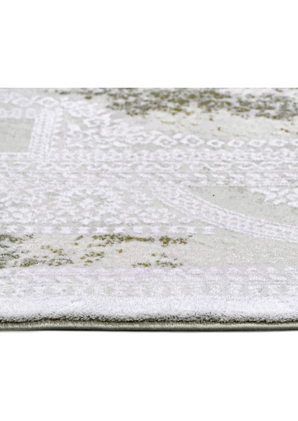 Alessandra Göbekli Beyaz Pamuk Dikdörtgen Modern Desenli Akrilik Hav Vermeyen Leke Tutmayan Kolay Temizlenen Yumuşak Makine Salon Yolluk Mutfak Halı fırsatları