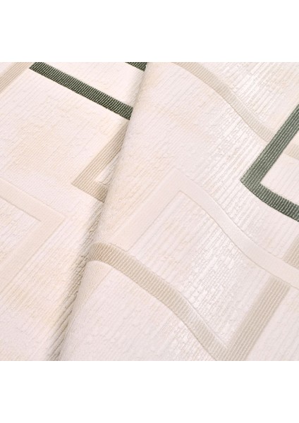 Noa Geometrik Krem Akrilik Dikdörtgen Modern Desenli Akrilik Hav Vermeyen Leke Tutmayan Kolay Temizlenen Yumuşak Makine Salon Yolluk Mutfak Halı fırsatları