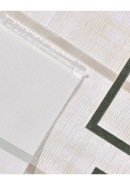 Noa Geometrik Krem Akrilik Dikdörtgen Modern Desenli Akrilik Hav Vermeyen Leke Tutmayan Kolay Temizlenen Yumuşak Makine Salon Yolluk Mutfak Halı indirimleri