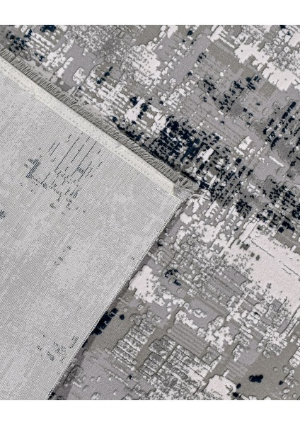 Zariah Modern Gri Akrilik Kare Modern Desenli Akrilik Hav Vermeyen Leke Tutmayan Kolay Temizlenen Yumuşak Makine Salon Yolluk Mutfak Halı indirimleri