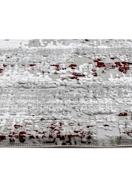 Keira Modern Gri Akrilik Dikdörtgen Modern Desenli Akrilik Hav Vermeyen Leke Tutmayan Kolay Temizlenen Yumuşak Makine Salon Yolluk Mutfak Halı modelleri