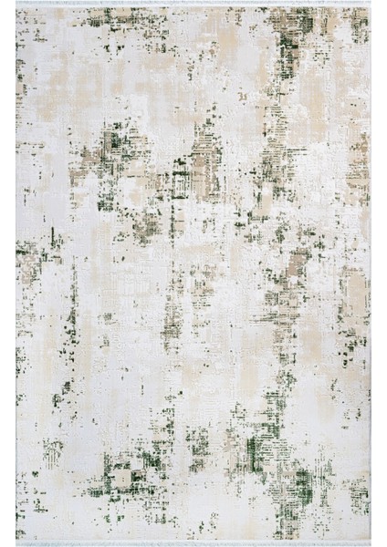 Poppy Modern Krem Akrilik Dikdörtgen Modern Desenli Akrilik Hav Vermeyen Leke Tutmayan Kolay Temizlenen Yumuşak Makine Salon Yolluk Mutfak Halı