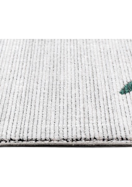 Emery Geometrik Gri Pamuk Dikdörtgen Modern Desenli Akrilik Hav Vermeyen Leke Tutmayan Kolay Temizlenen Yumuşak Makine Salon Yolluk Mutfak Halı fırsatları