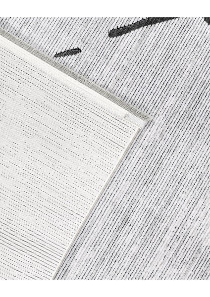 Emery Geometrik Gri Pamuk Dikdörtgen Modern Desenli Akrilik Hav Vermeyen Leke Tutmayan Kolay Temizlenen Yumuşak Makine Salon Yolluk Mutfak Halı modelleri