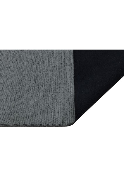 Cressida Antrasit Düz Etnik Modern Desenli Pamuk Hav Vermeyen Leke Tutmayan Kolay Temizlenen Yumuşak Makine Salon Yolluk Mutfak Halı