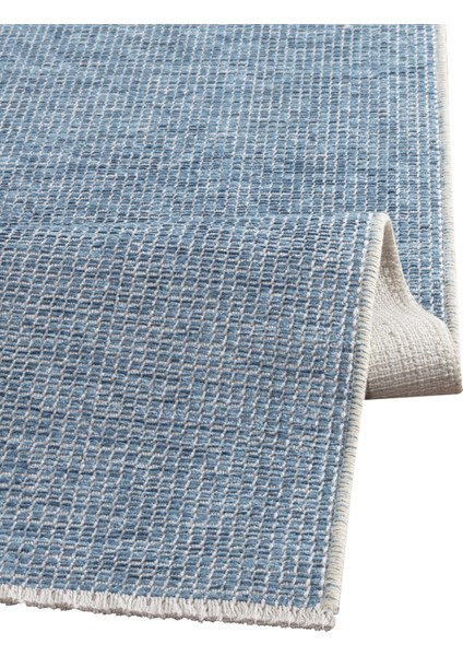 Exton Mavi Düz Etnik Modern Desenli Akrilik Hav Vermeyen Leke Tutmayan Kolay Temizlenen Yumuşak Makine Salon Yolluk Mutfak Halı fiyatları