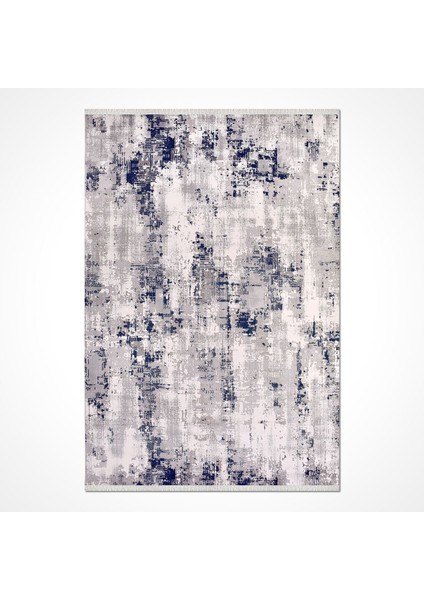 Zariah Modern Gri Akrilik Dikdörtgen Modern Desenli Akrilik Hav Vermeyen Leke Tutmayan Kolay Temizlenen Yumuşak Makine Salon Yolluk Mutfak Halı