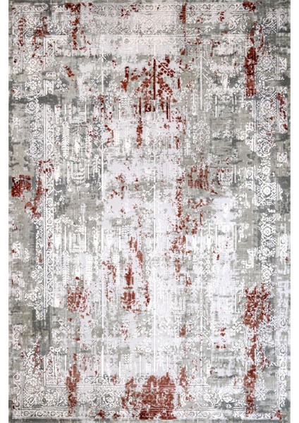 Bordo Klasik Etnik Modern Desenli Pamuk Makinada Yıkanabilir Hav Toz Vermez Leke Tutmayan Kaymaz Taban Dijital Makine Baskı Salon Yolluk Mutfak Halı