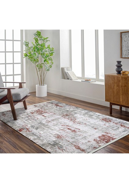 Bordo Klasik Etnik Modern Desenli Pamuk Makinada Yıkanabilir Hav Toz Vermez Leke Tutmayan Kaymaz Taban Dijital Makine Baskı Salon Yolluk Mutfak Halı fırsatları