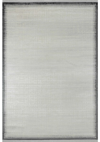 Venice Gri Düz Etnik Modern Desenli Viskon Hav Vermeyen Leke Tutmayan Kolay Temizlenen Yumuşak Makine Salon Yolluk Mutfak Halı