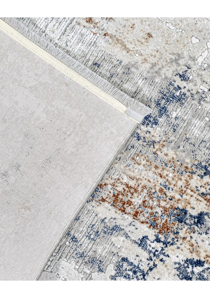 Siranda Eskitme Lacivert Akrilik Dikdörtgen Modern Desenli Akrilik Hav Vermeyen Leke Tutmayan Kolay Temizlenen Yumuşak Makine Salon Yolluk Mutfak Halı indirimleri