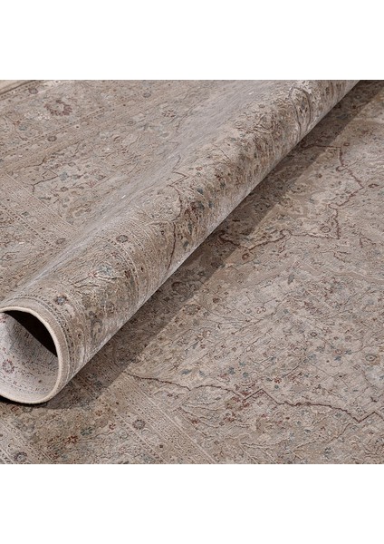 Klasik Kahverengi Viskon Dikdörtgen Modern Desenli Akrilik Hav Vermeyen Leke Tutmayan Kolay Temizlenen Yumuşak Makine Salon Yolluk Mutfak Halı fırsatları