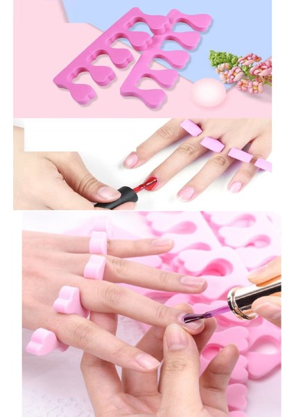 5 Adet Pedikür El Ayak Parmak Ayırıcı Tırnak Boyama Yumuşak Köpük Ayak Sedye fiyatları