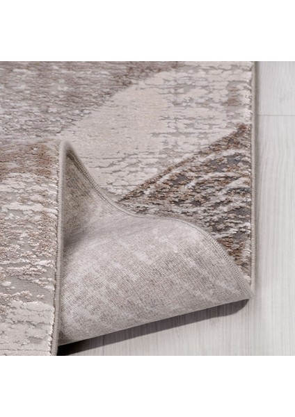 Modern Bej Viskon Dikdörtgen Modern Desenli Akrilik Hav Vermeyen Leke Tutmayan Kolay Temizlenen Yumuşak Makine Salon Yolluk Mutfak Halı fiyatları