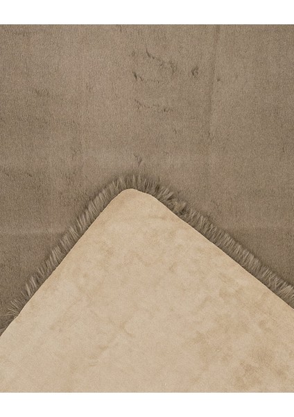 Trudy Düz Kahverengi Polyester Daire Modern Desenli Akrilik Hav Vermeyen Leke Tutmayan Kolay Temizlenen Yumuşak Makine Salon Yolluk Mutfak Halı indirimleri