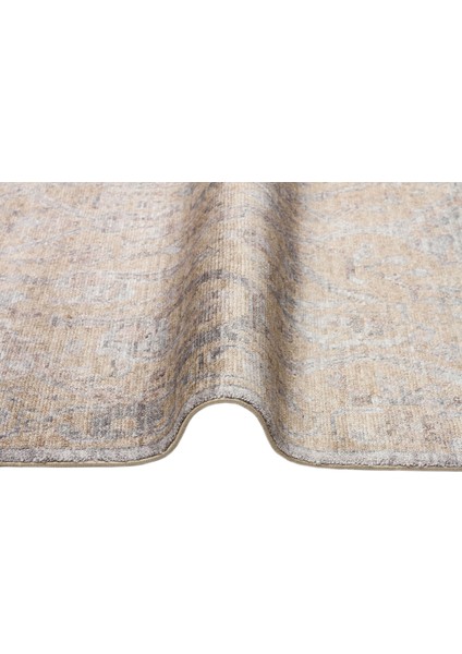 Richmond Eskitme Bej Modern Desenli Akrilik Hav Vermeyen Leke Tutmayan Kolay Temizlenen Yumuşak El Dokuma Salon Yolluk Halı fiyatları