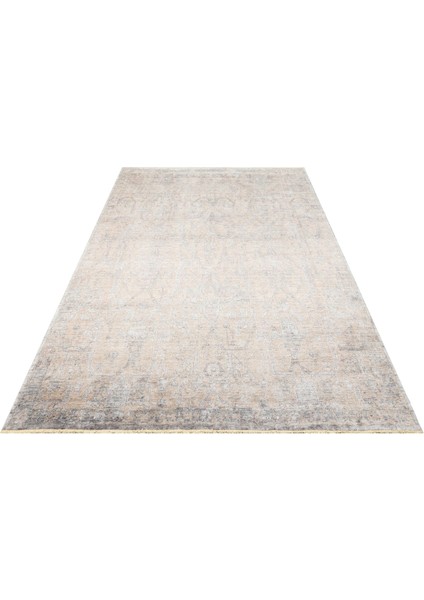 Richmond Eskitme Bej Modern Desenli Akrilik Hav Vermeyen Leke Tutmayan Kolay Temizlenen Yumuşak El Dokuma Salon Yolluk Halı fırsatları