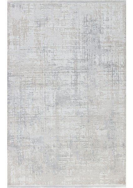 Vennelakanti Gri Modern Etnik Desenli Hav Vermeyen Leke Tutmayan Kolay Temizlenen Yumuşak Makine Salon Yolluk Mutfak Halı