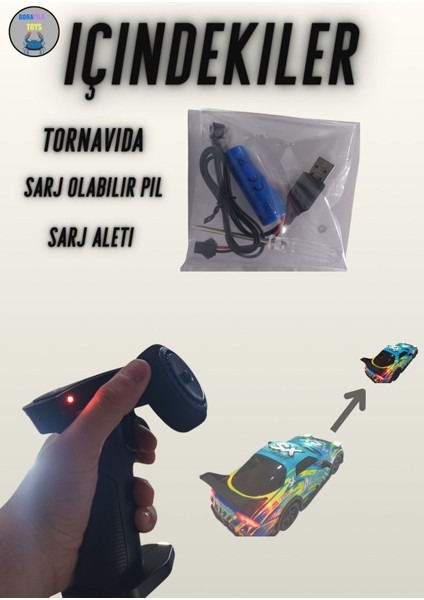 1:22 Ölçek 2.4 Ghz Özel Kumandalı 4 Çeker Full Fonksiyon Işıklı 25 Km Hızlı Drift Rc Araba modelleri