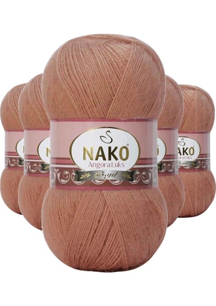 5 Adet Angora Lüks El Örgü Ipi 12895