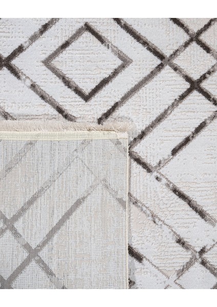 Latresa Geometrik Kahverengi Polyester Dikdörtgen Modern Desenli Akrilik Hav Vermeyen Leke Tutmayan Kolay Temizlenen Yumuşak Makine Salon Yolluk Mutfak Halı fiyatları