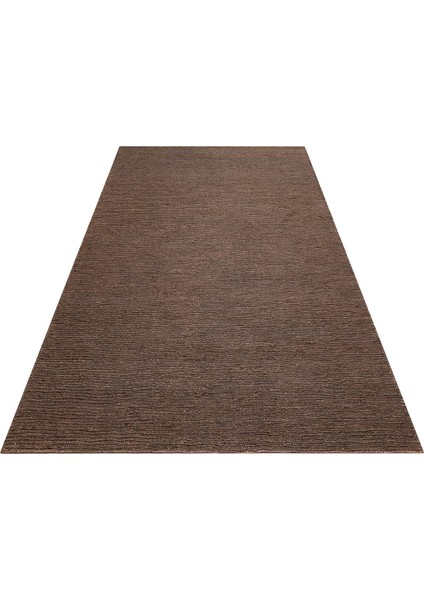 Tara Düz Kahverengi Pamuk Dikdörtgen El Dokuma indirimleri