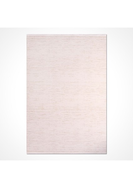 Harley Krem Çizgili Etnik Modern Desenli Akrilik Hav Vermeyen Leke Tutmayan Kolay Temizlenen Yumuşak Makine Salon Yolluk Mutfak Halı