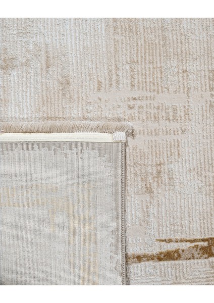 Melani Çerçeveli Gold Polyester Dikdörtgen Modern Desenli Akrilik Hav Vermeyen Leke Tutmayan Kolay Temizlenen Yumuşak Makine Salon Yolluk Mutfak Halı fiyatları