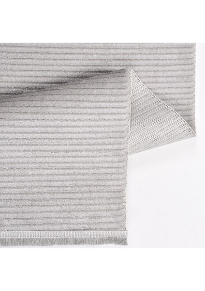 Palmer Gri Çizgili Etnik Modern Desenli Akrilik Hav Vermeyen Leke Tutmayan Kolay Temizlenen Yumuşak Makine Salon Yolluk Mutfak Halı fiyatları