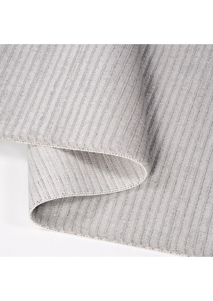 Palmer Gri Çizgili Etnik Modern Desenli Akrilik Hav Vermeyen Leke Tutmayan Kolay Temizlenen Yumuşak Makine Salon Yolluk Mutfak Halı modelleri