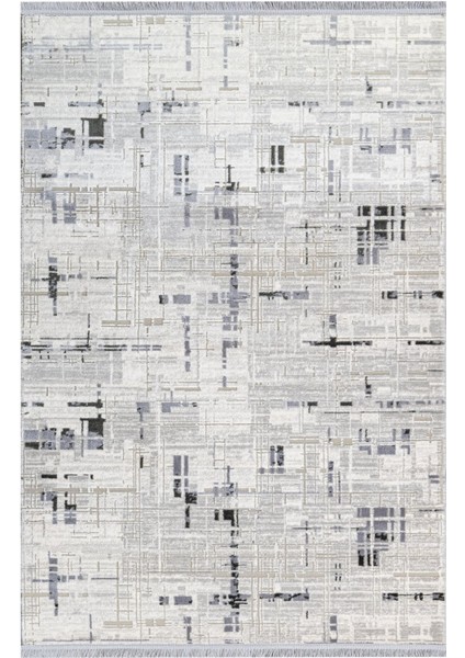 Bright Modern Gri Akrilik Dikdörtgen Modern Desenli Akrilik Hav Vermeyen Leke Tutmayan Kolay Temizlenen Yumuşak Makine Salon Yolluk Mutfak Halı fırsatları