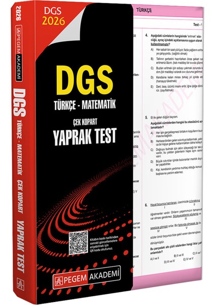2026 Dgs Mega Set(Konu-Soru-Sözel Sayısal Yetenek-Yaprak Test-10 Deneme-Çıkmış Sorular)Paragraf