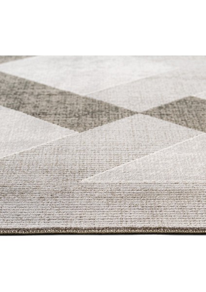 Dunsborough Geometrik Gri Akrilik Dikdörtgen Modern Desenli Akrilik Hav Vermeyen Leke Tutmayan Kolay Temizlenen Yumuşak Makine Salon Yolluk Mutfak Halı fiyatları