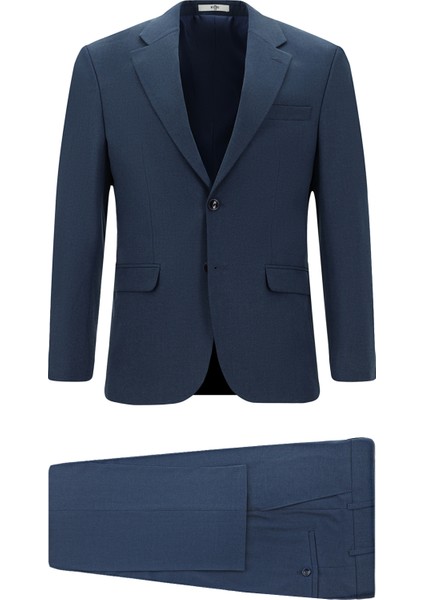 Slim Fit Dar Kesim Klasik Takım Elbise