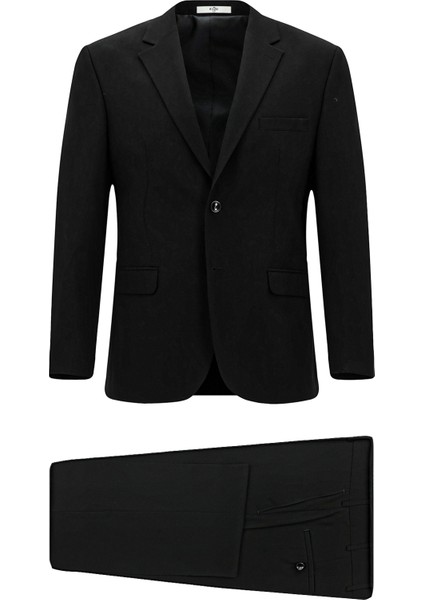 Relaxed Fit Rahat Kesim Klasik Takım Elbise