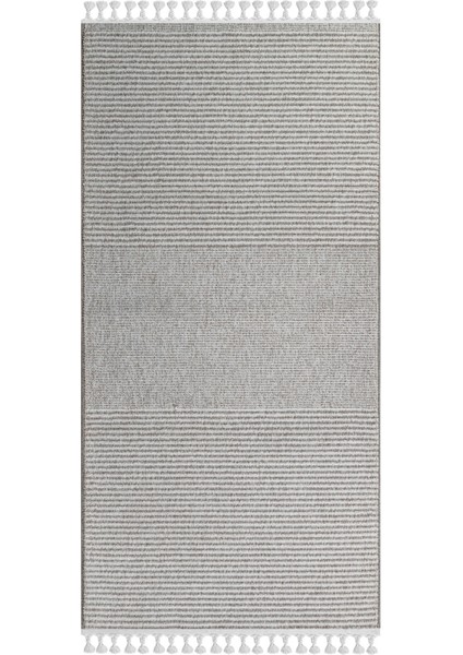 Sama Çizgili Gri Polyester Dikdörtgen Modern Desenli Akrilik Hav Vermeyen Leke Tutmayan Kolay Temizlenen Yumuşak Makine Salon Yolluk Mutfak Halı
