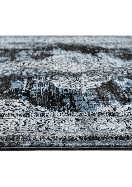 Bhiwadi Klasik Mavi Akrilik Dikdörtgen Modern Desenli Akrilik Hav Vermeyen Leke Tutmayan Kolay Temizlenen Yumuşak Makine Salon Yolluk Mutfak Halı fiyatları