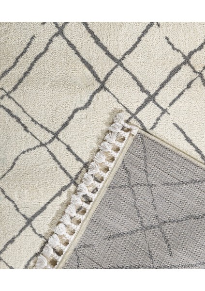 Neve Çizgili Krem Polyester Dikdörtgen Modern Desenli Akrilik Hav Vermeyen Leke Tutmayan Kolay Temizlenen Yumuşak Makine Salon Yolluk Mutfak Halı fiyatları