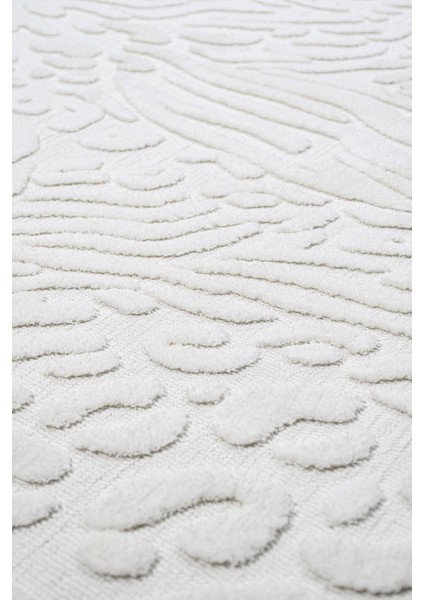 Spruce Beyaz Geometrik Etnik Modern Desenli Hav Vermeyen Leke Tutmayan Kolay Temizlenen Yumuşak Makine Salon Yolluk Mutfak Halı fiyatları