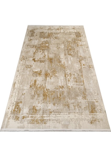 Khammam Modern Bej Akrilik Dikdörtgen Modern Desenli Akrilik Hav Vermeyen Leke Tutmayan Kolay Temizlenen Yumuşak Makine Salon Yolluk Mutfak Halı fırsatları